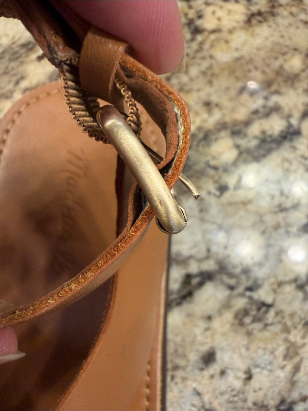 Madewell Natasha Flatform Sandals in Desert Camel - Picture 5 of 5